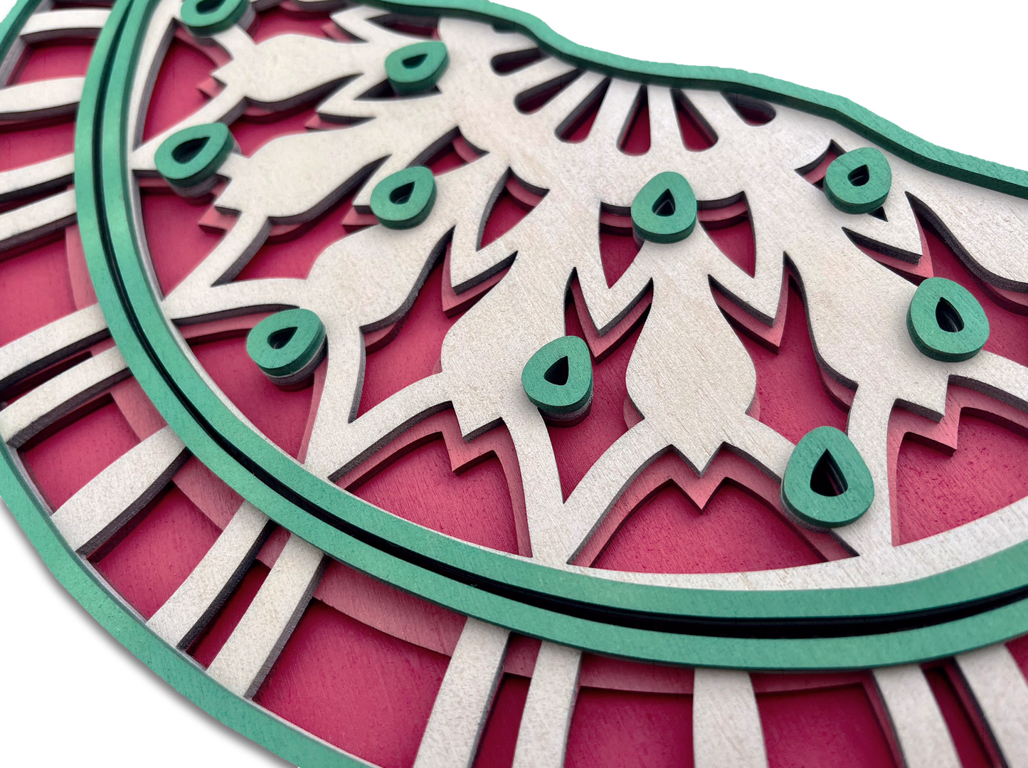 Pastèque exotique design mandala