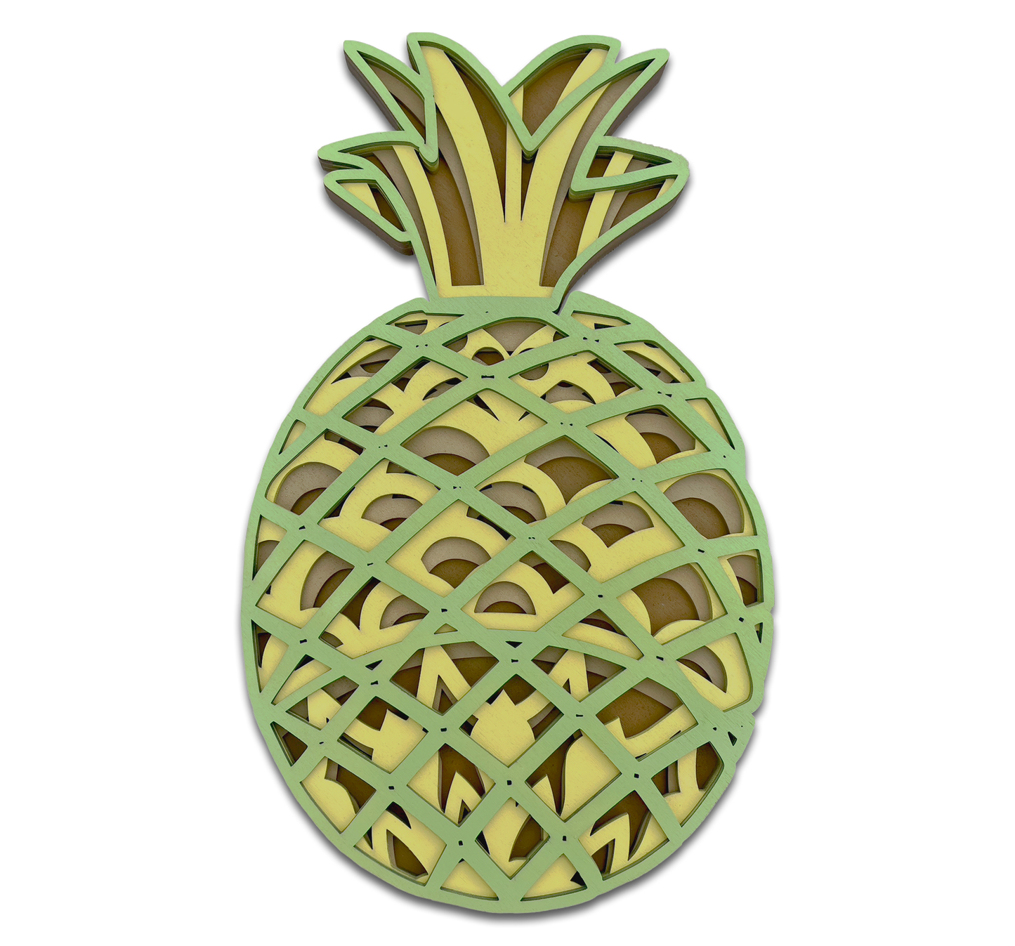 Décoration Ananas en bois
