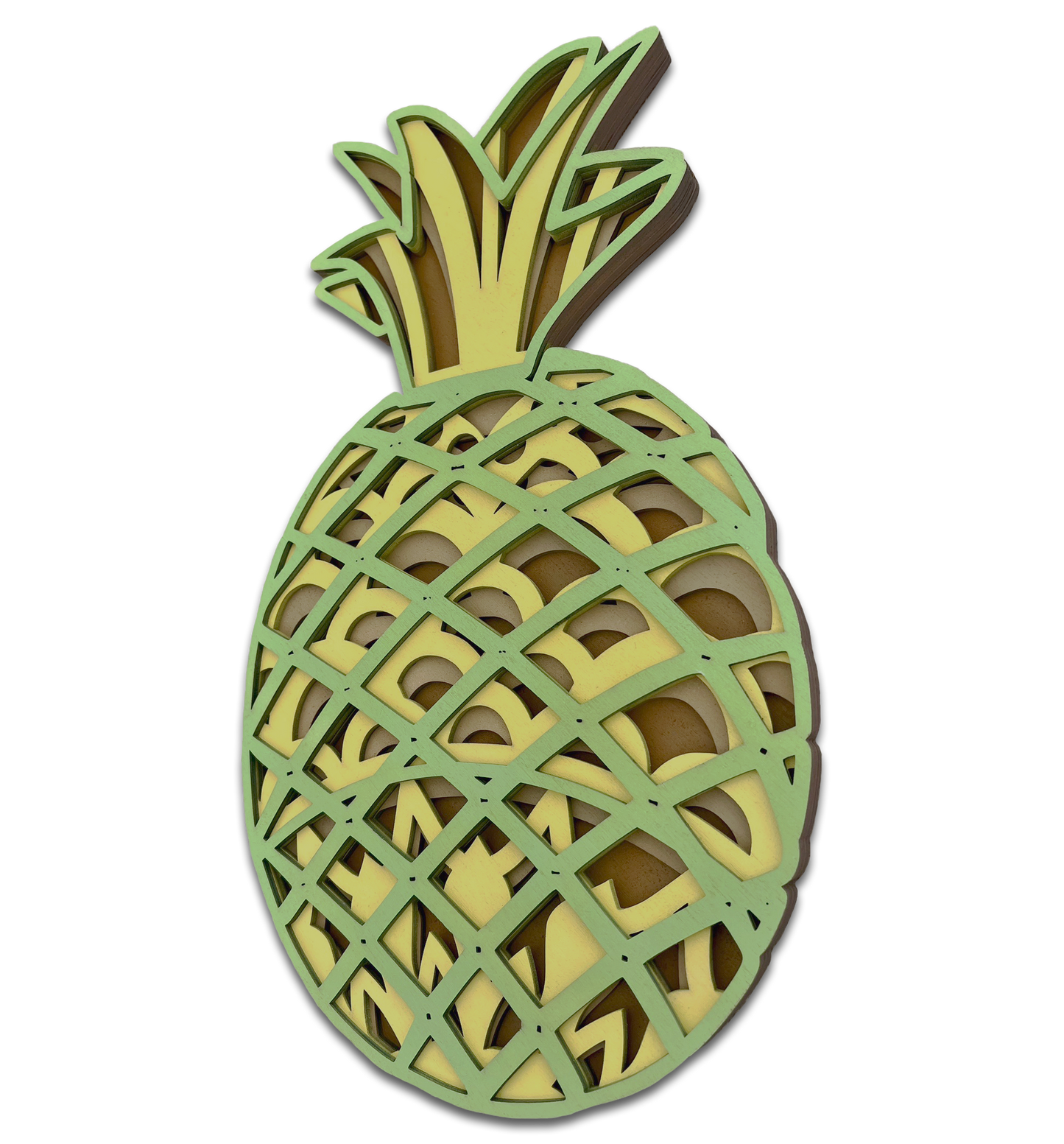 Décoration Ananas en bois