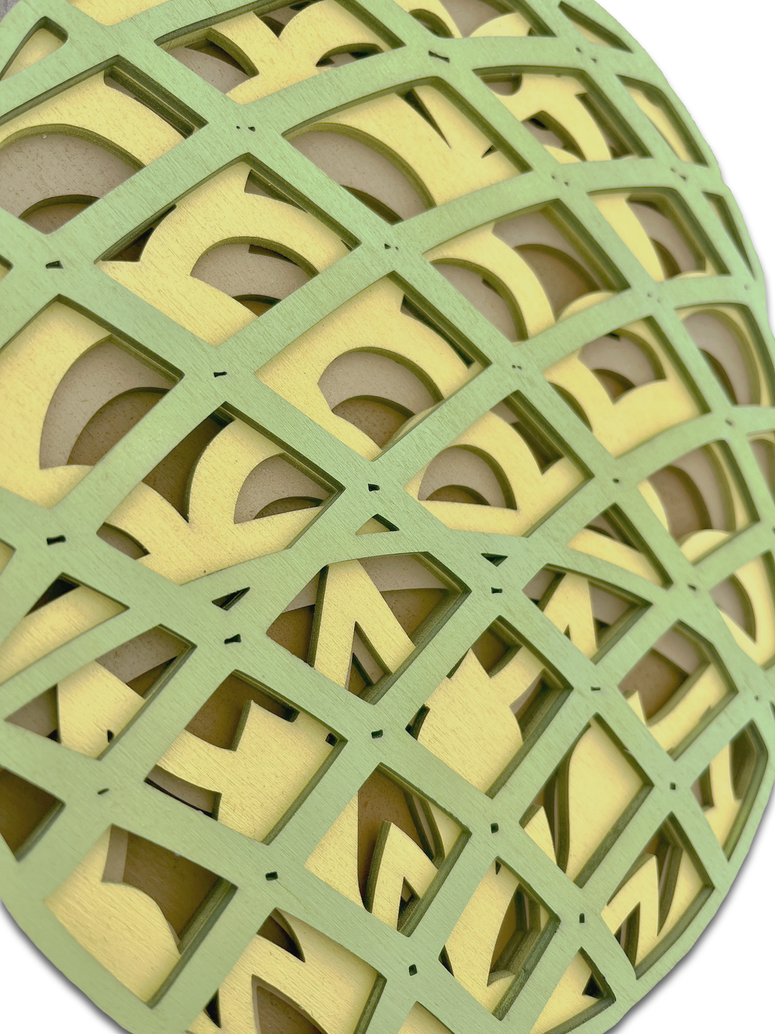 Décoration Ananas en bois