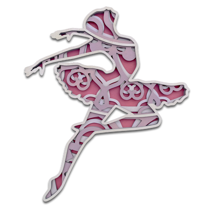 Décoration mandala Ballerine