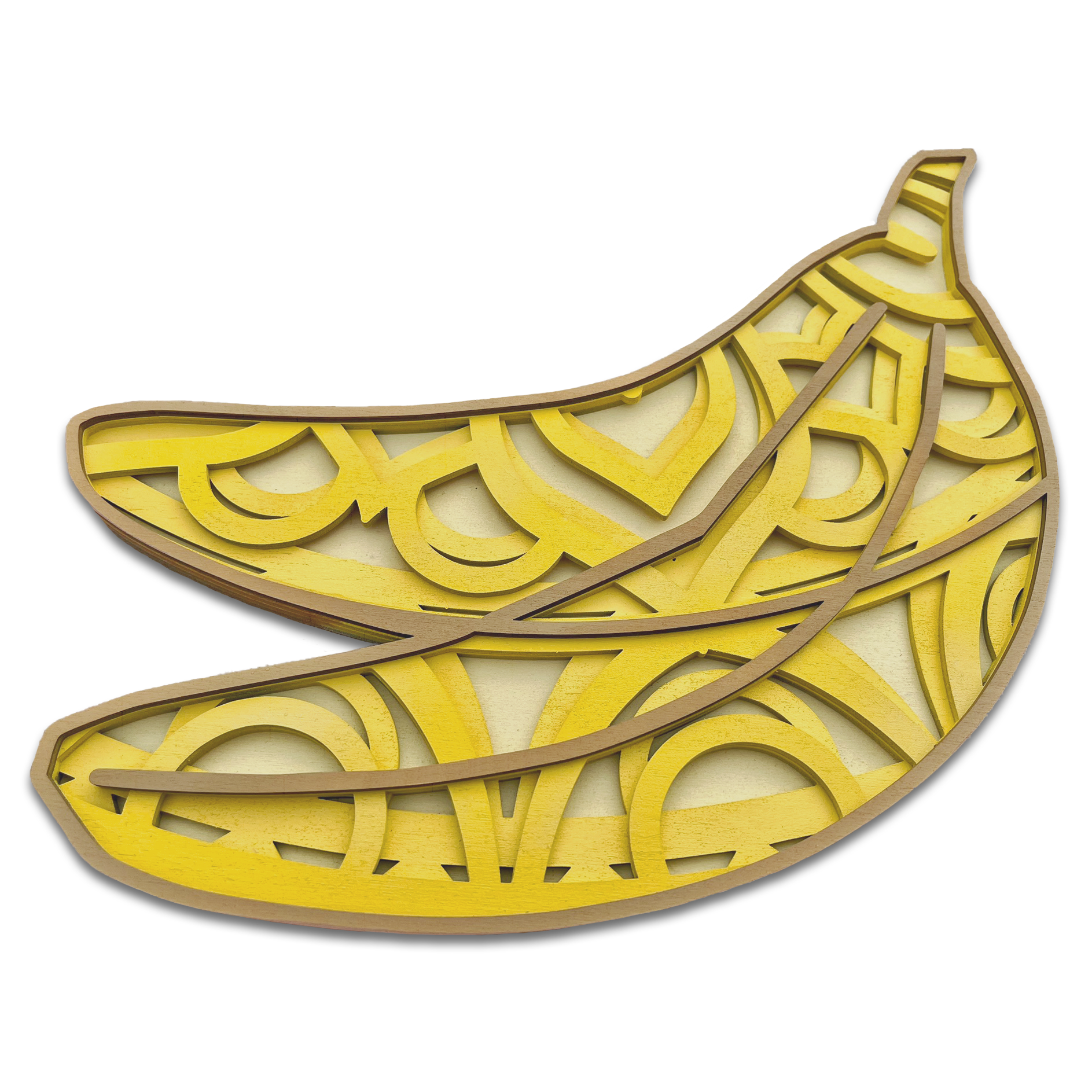 Banane exotique design mandala