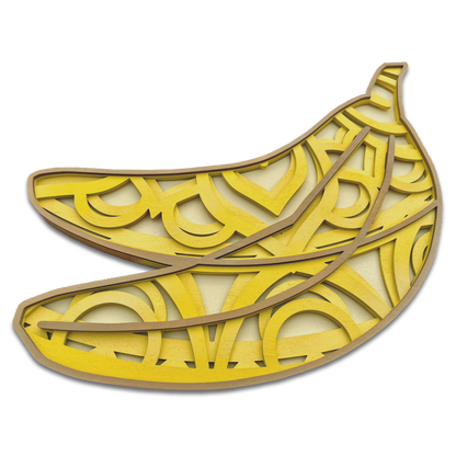 Banane exotique design mandala
