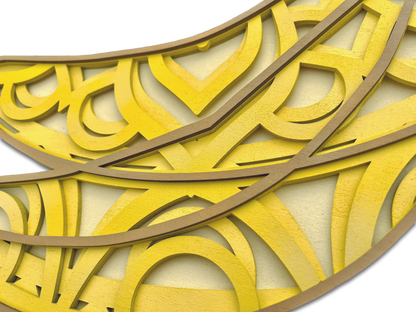 Banane exotique design mandala