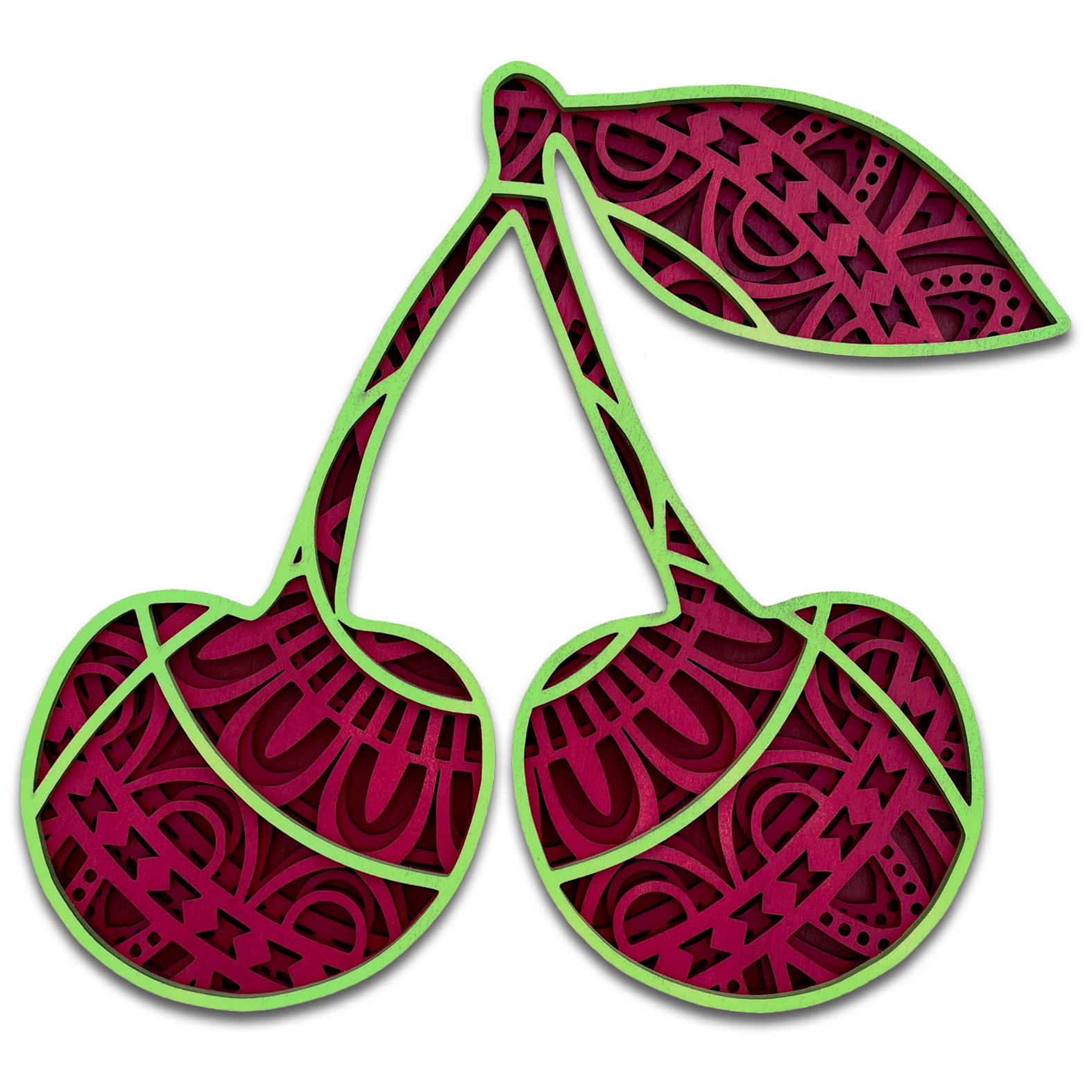 Cerises design mandala