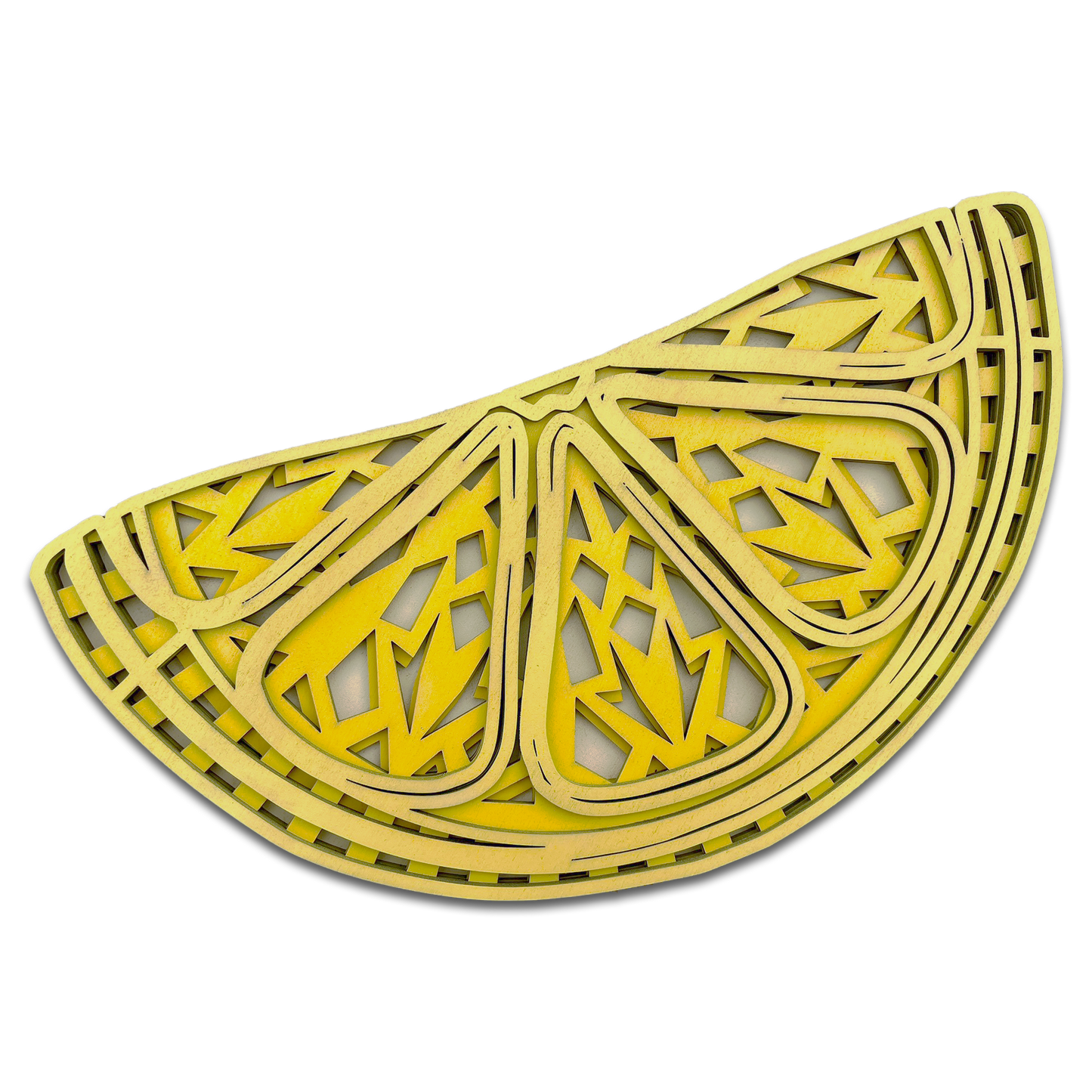 Citron exotique design mandala