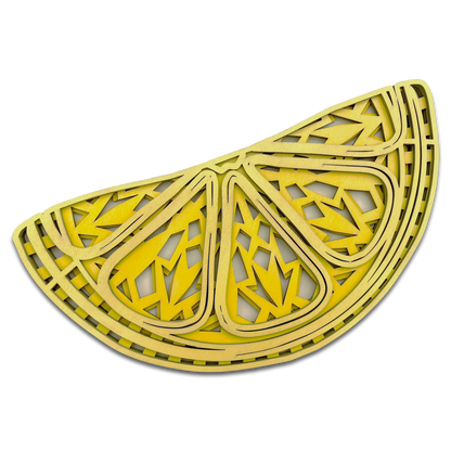 Citron exotique design mandala