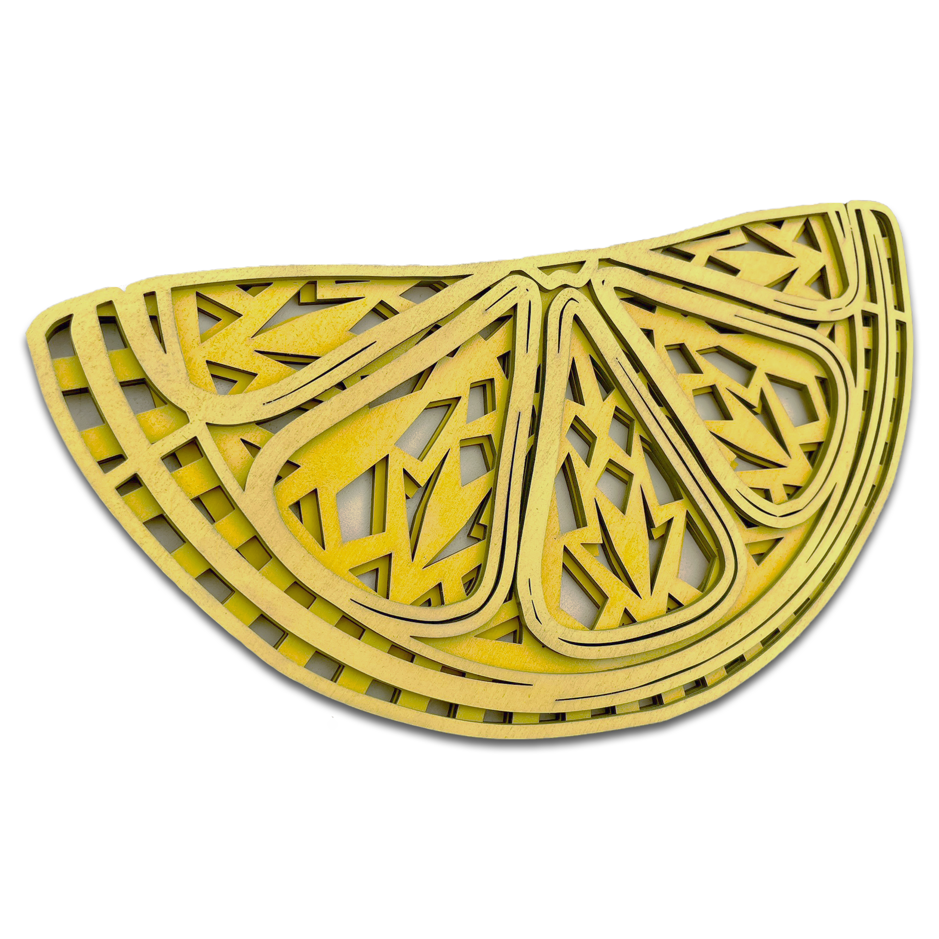 Citron exotique design mandala