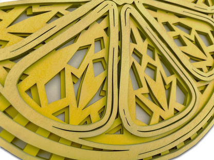 Citron exotique design mandala