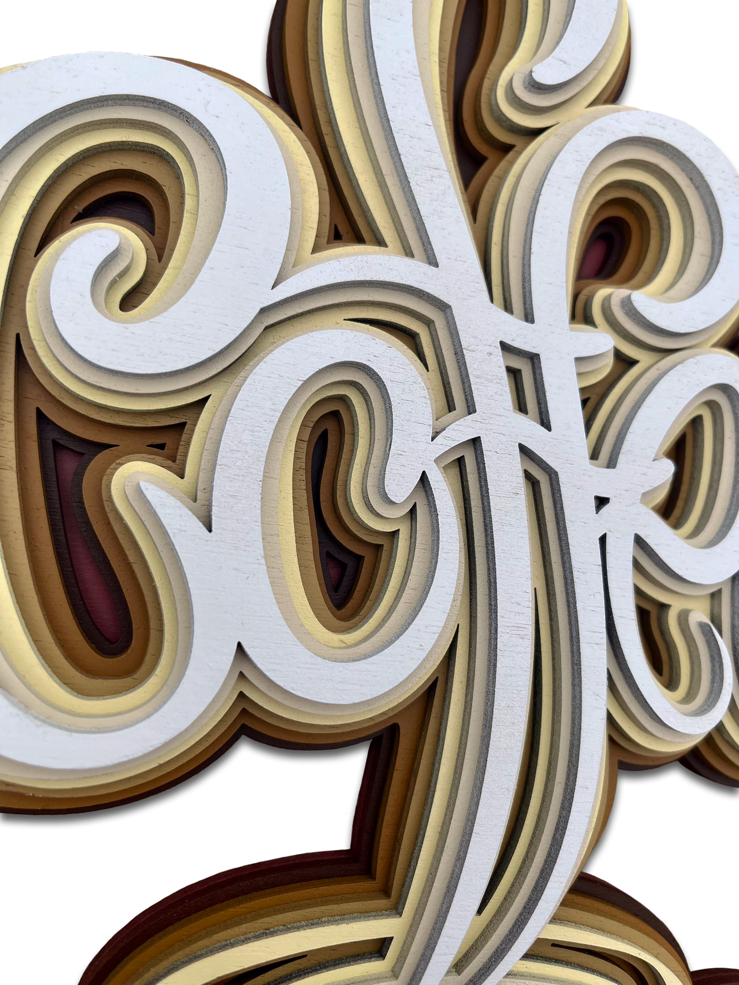 Décoration artisanale rafraichissante tasse de café design 3D