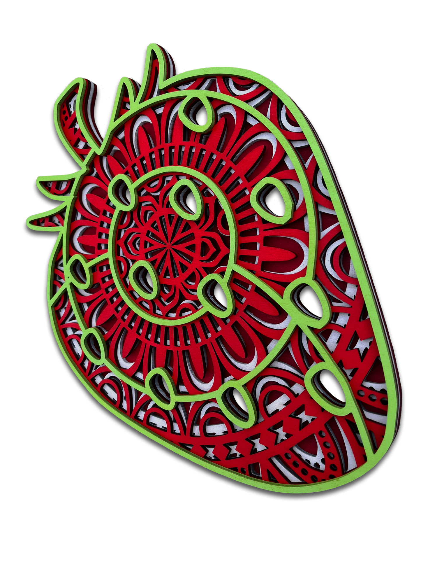 Fraise design mandala