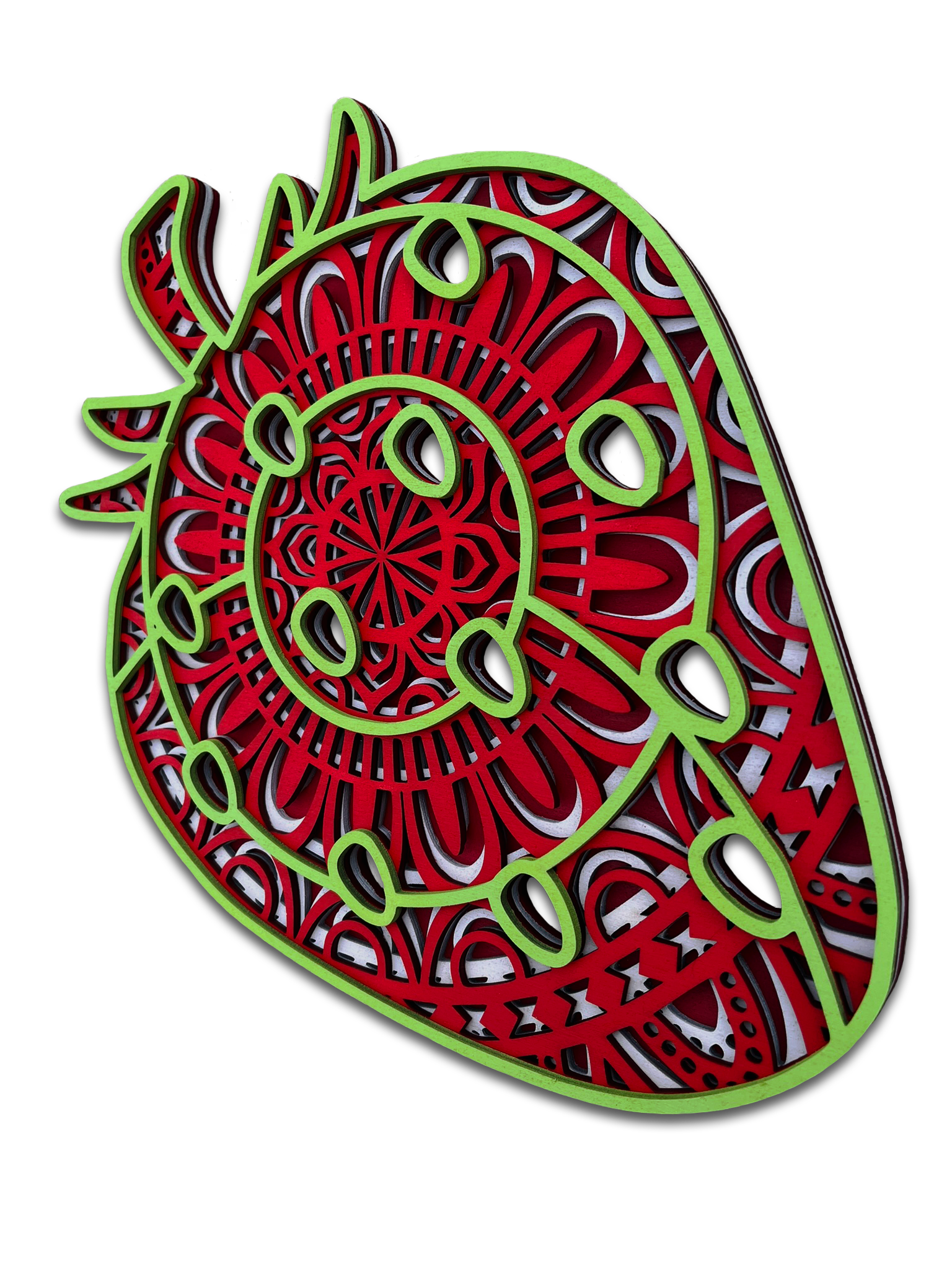 Fraise design mandala