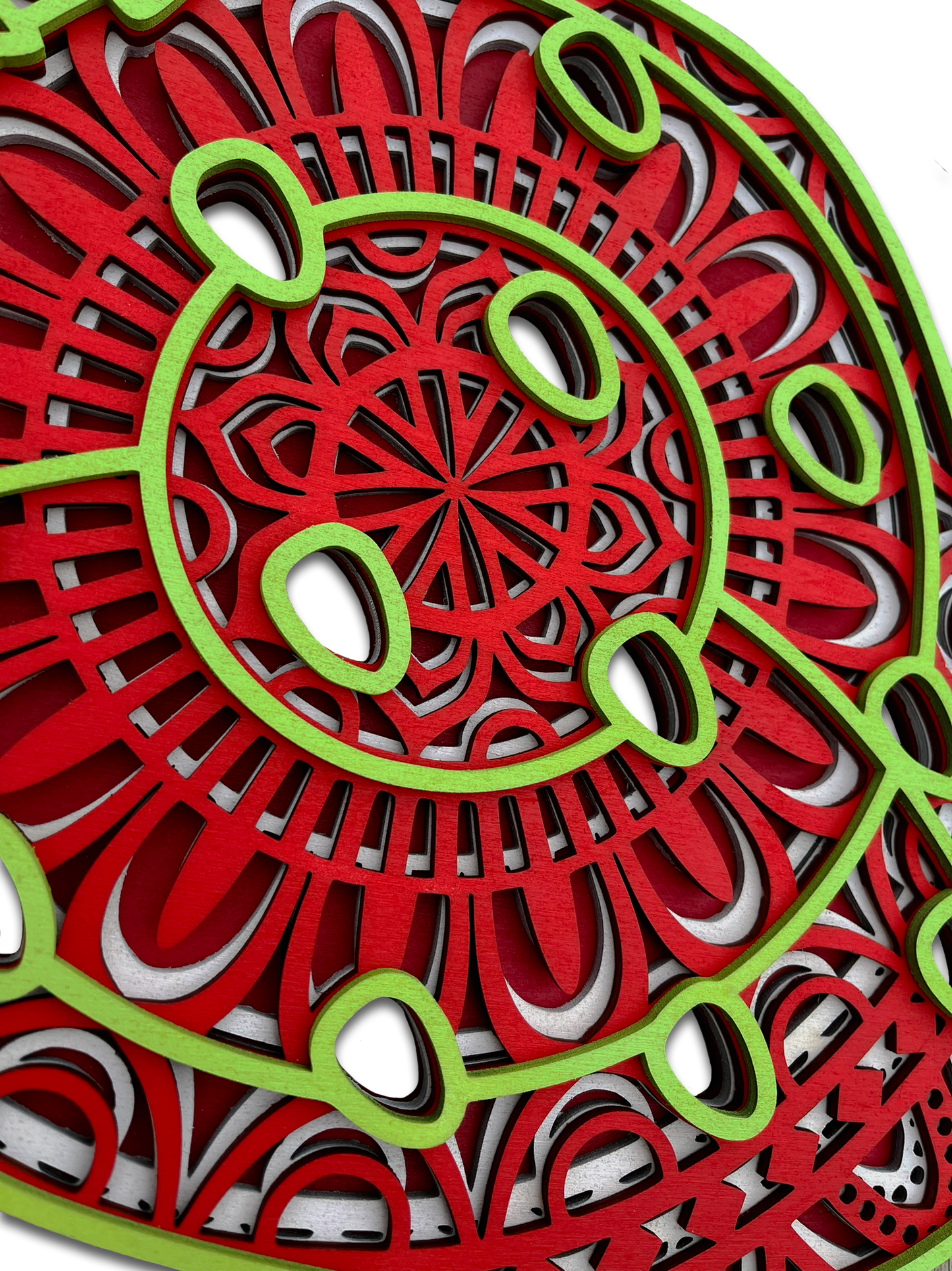 Fraise design mandala