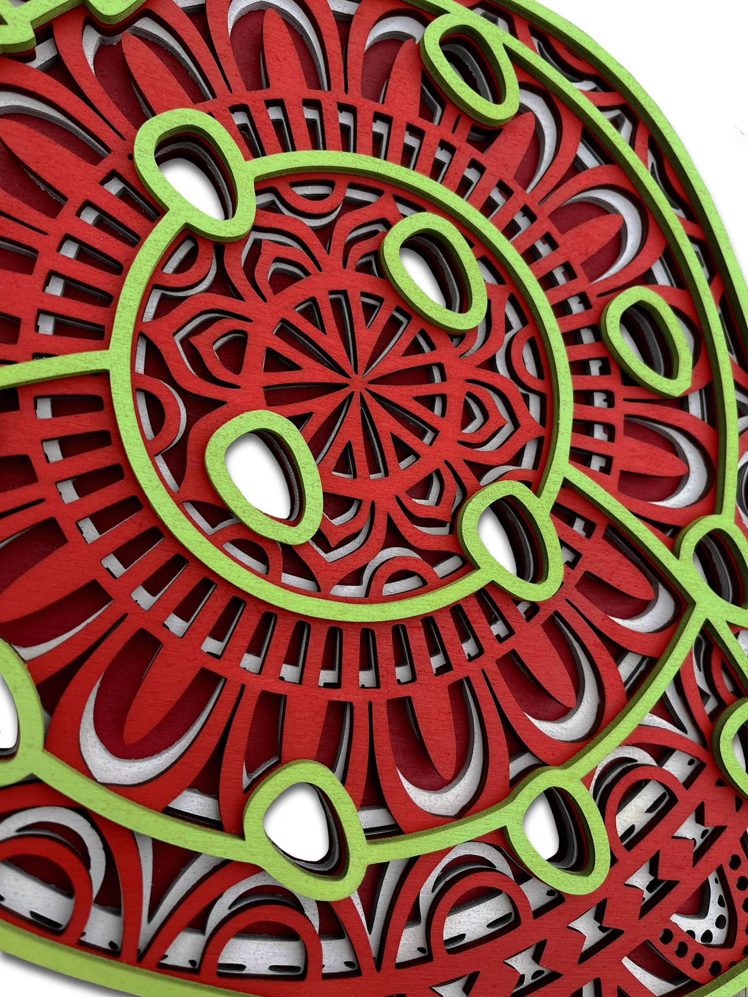 Fraise design mandala