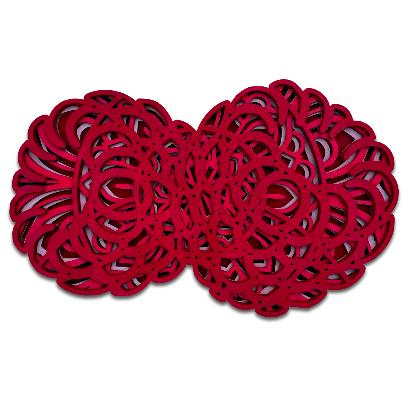 Framboises design mandala