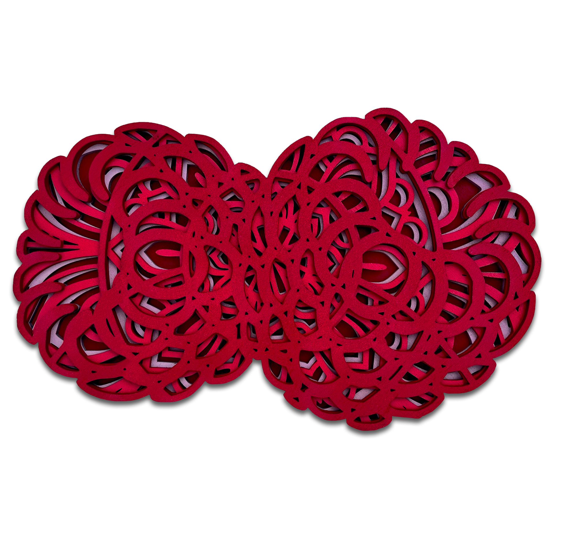 Framboises design mandala