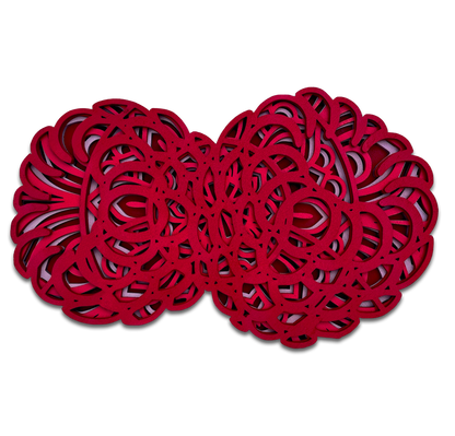 Framboises design mandala