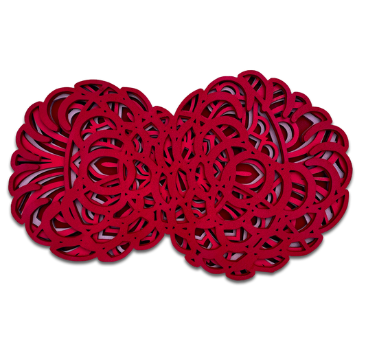 Framboises design mandala