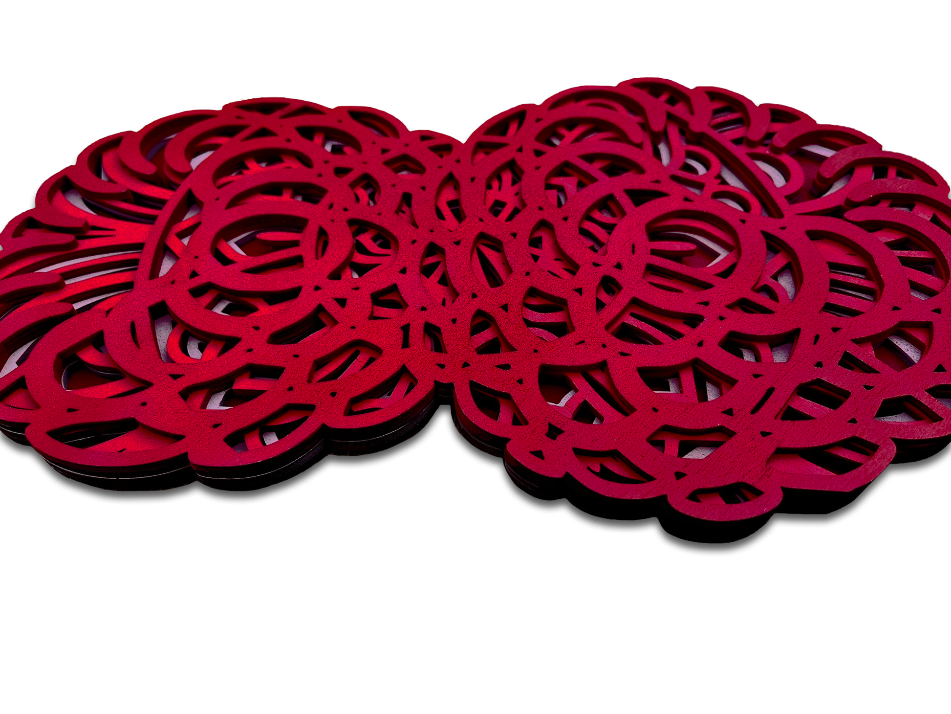 Framboises design mandala