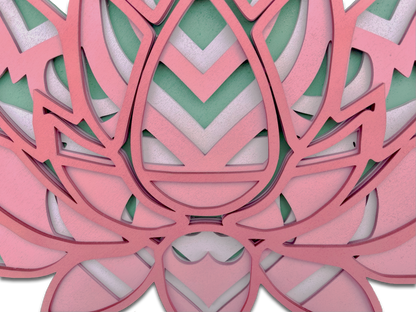 Décoration lotus design mandala