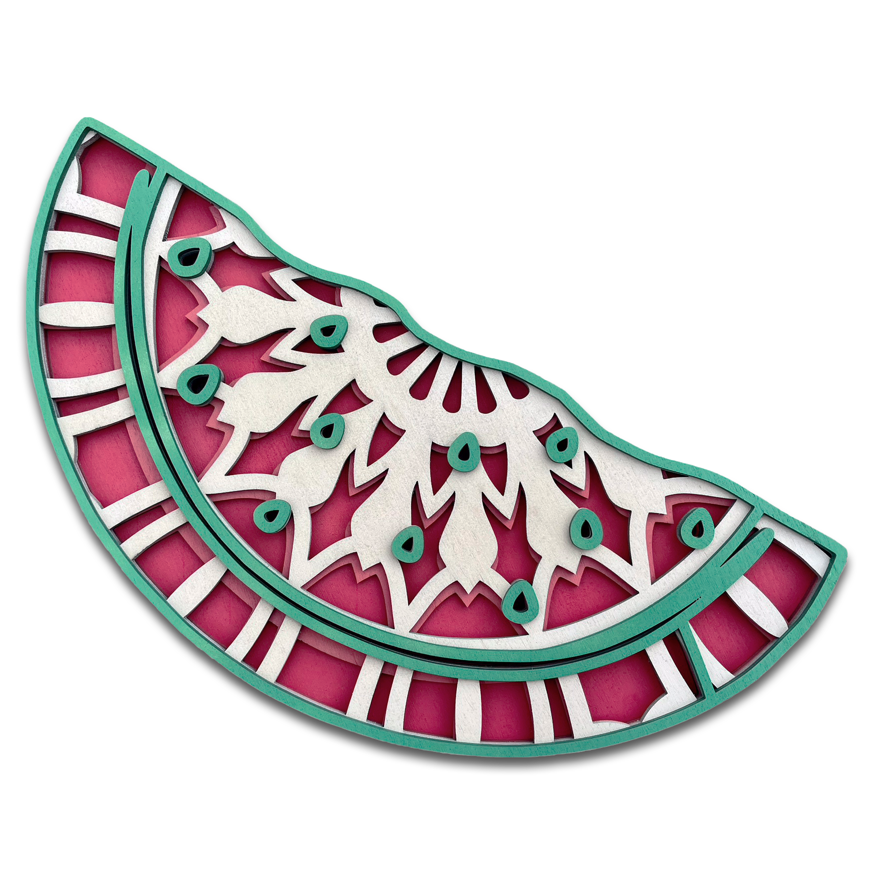 Pastèque exotique design mandala