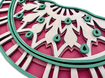 Pastèque exotique design mandala