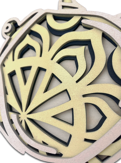 Décoration rafraichissante théière design mandala